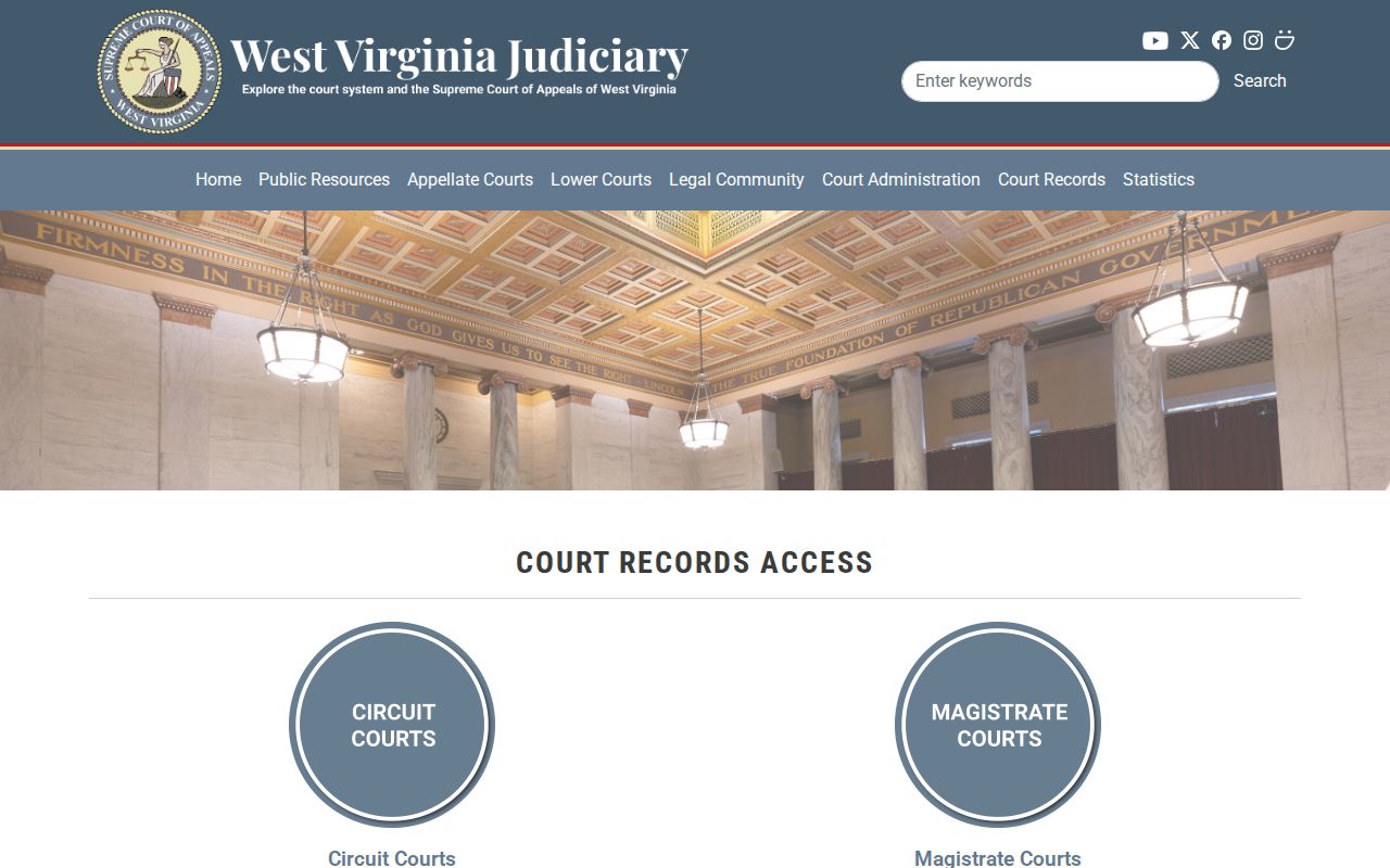 West Virginia court gateway for Mineral County release orders